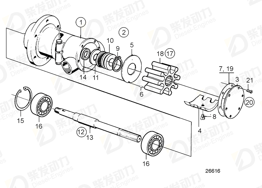volvo penta Gasket 808275 Drawing volvo penta Gasket 808275 Drawing